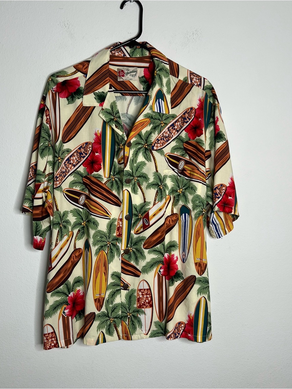 Hilo Hattie Mens Shirt 2XL The Hawaiian Original Tropical Multicolor Rayon